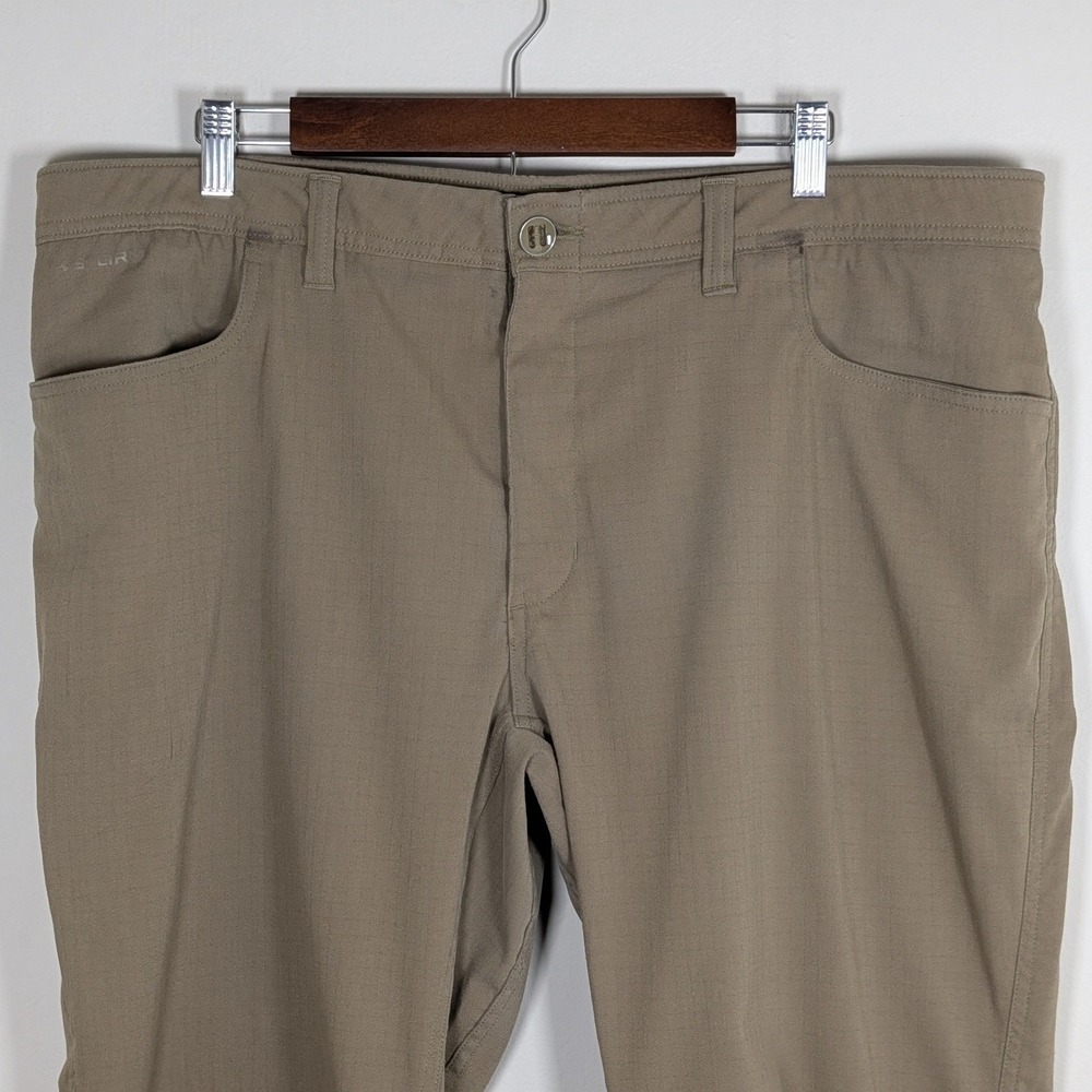 Under Armour Mens Tactical Pants 42x32 Loose Fit Tan Brown Ripstop Cargo 5848